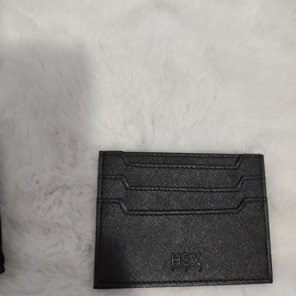 HEX NWOT Men's Black Credit Card Holder